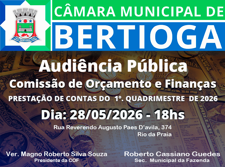 Audiência Pública COF - 1º Quadrimestre 2026