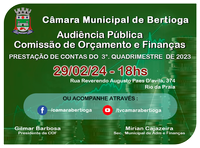 Audiência Pública Finanças - 29/02/2023