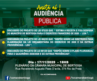 AUDIÊNCIA PÚBLICA - LDO - PPA - LOA