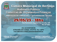 Audiência Pública Orçamento - 29/05/2023