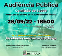 Audiência Pública Saúde - 28/09/2022