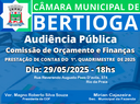 Audiência Pública Finanças - 29/05/2025 Audiência Pública Finanças - 29/05/2025