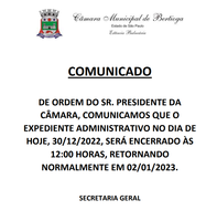 Expediente em 30/12/2022