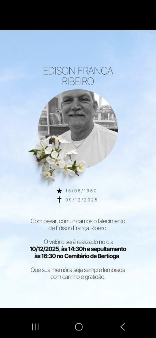 Nota de Pesar - 10/12/2025