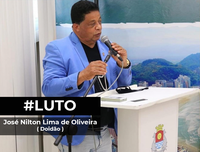 Nota de pesar pelo falecimento de José Nilton Lima de Oliveira, presidente da Câmara de Guarujá